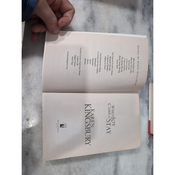 Karen Kinsbury Mixed Novel Bundle: Even Now, Red Gloves Collection & When Joy .. - Picture 7 of 11